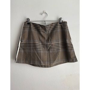 Plaid Mini Skirt